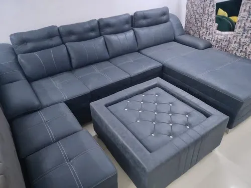 Wood State Fabric 7 Seater Sofa
