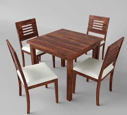6 Seater Modern Wooden Dining Table Set