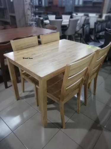6 Seater Modern Wooden Dining Table Set