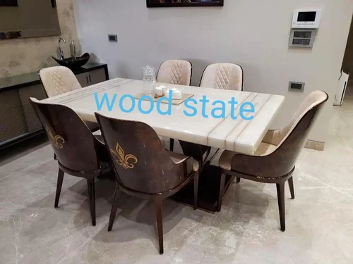 6 Seater Modern Dining Table Set