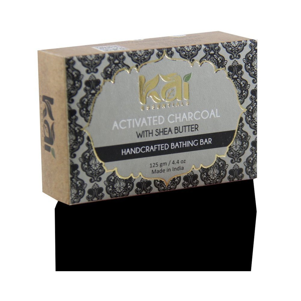 Rectangular Activated Charcoal Soap, Packaging Size: 75 to 125gm