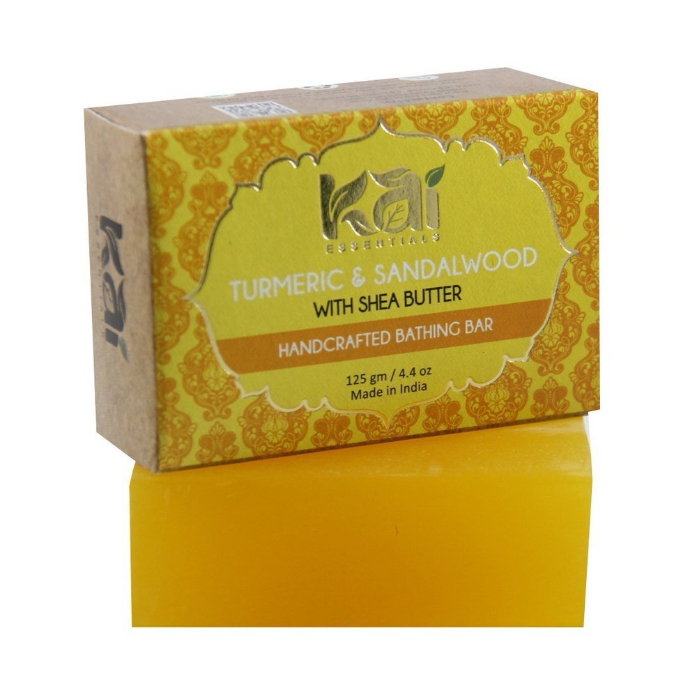 Kai Essentials Turmeric and Sandalwood Soap, Pack Size: 125gm, Pack Type: Box