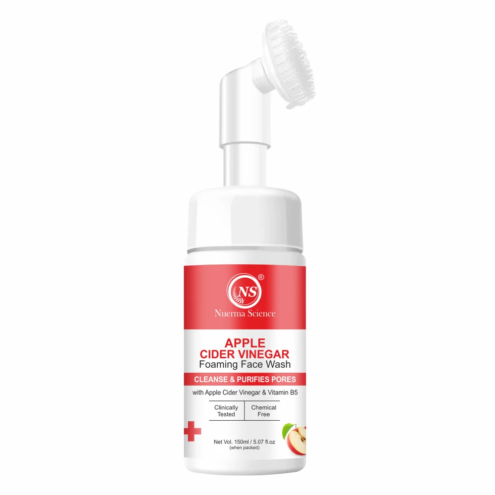 Nuerma Science Apple Cider Vinegar FaceWash with Vitamin B5 for Oil Free Skin (150 ml)