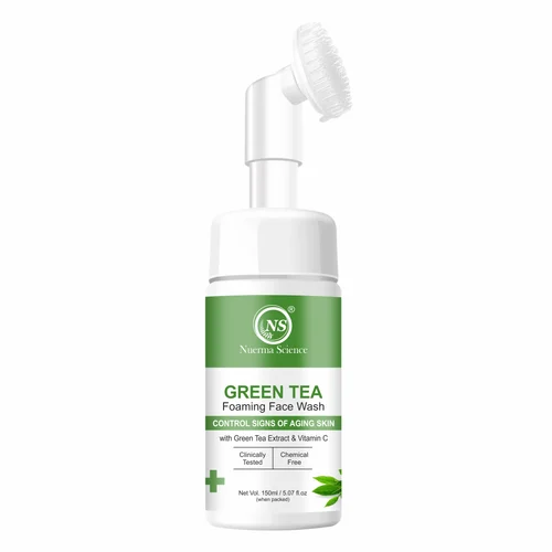 Nuerma Science Green Tea Foaming Face Wash with Vitamin C (150 ml)