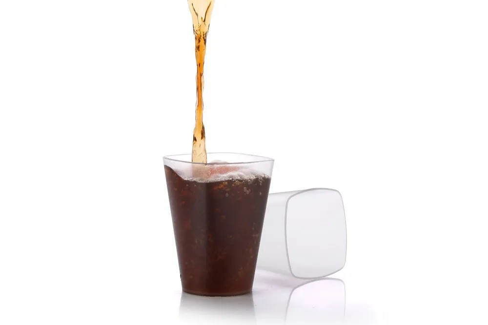 Unbackable Plastic Cuba Glass 300 Ml, For Drinking Juice, Size: 75x75 Mm