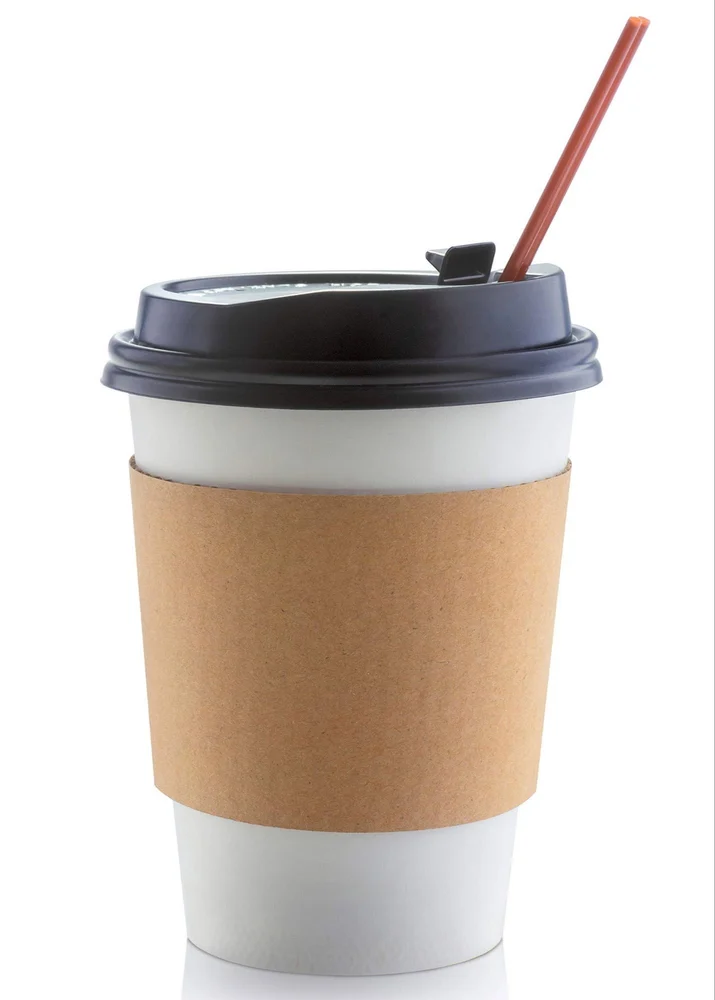 180ml Disposable Paper Lid Coffee Cup