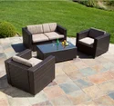 Wicker Outdoor Sofa Set