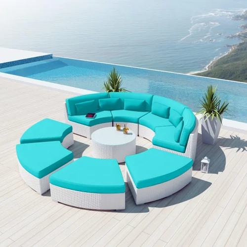 Garden Rattan Sofa Set