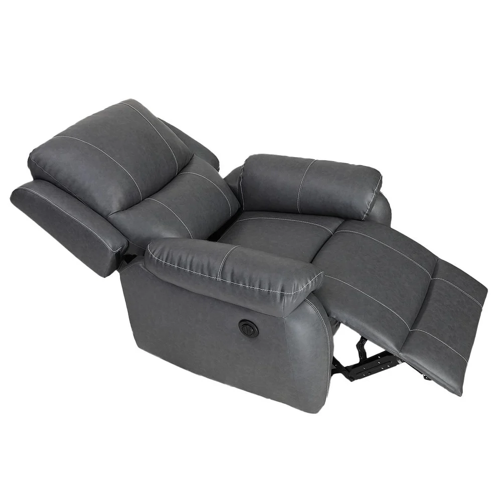 PVC Lite Living Room Single Seater Recliner Sofa manufacture