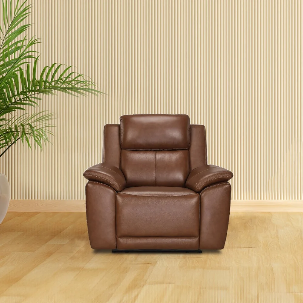 Leather Motorized King Living Room Single Seater Recliner Sofa manufacture in Pune