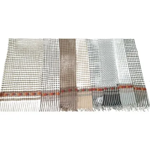 Mens Check Woolen Shawl