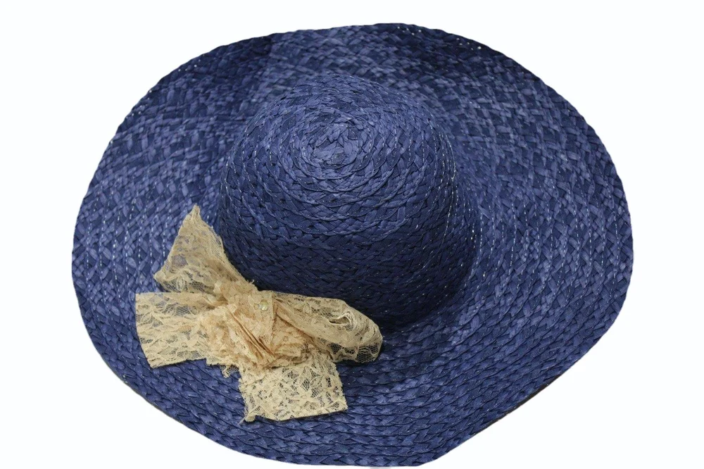 Women's Straw Foldable Wide Brim Beach Hat