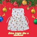 INFANT MUSLIN SLEEVELESS FROCK