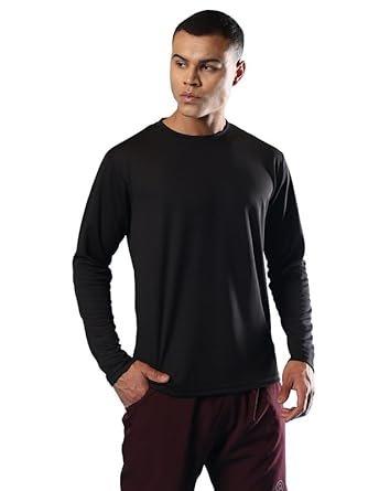 Mens Full Sleeves Stretchable Gym T Shirt