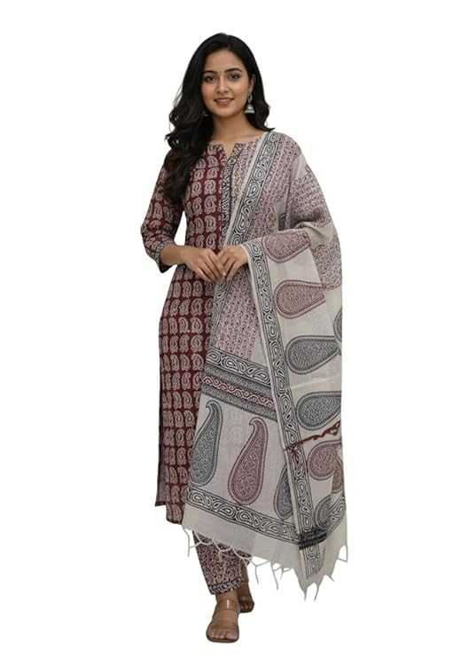 Pure Cotton Hand Block Printed Suits