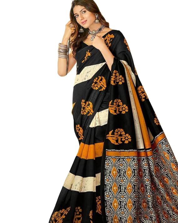 hand block printed cotton suit with ciffion dupatta