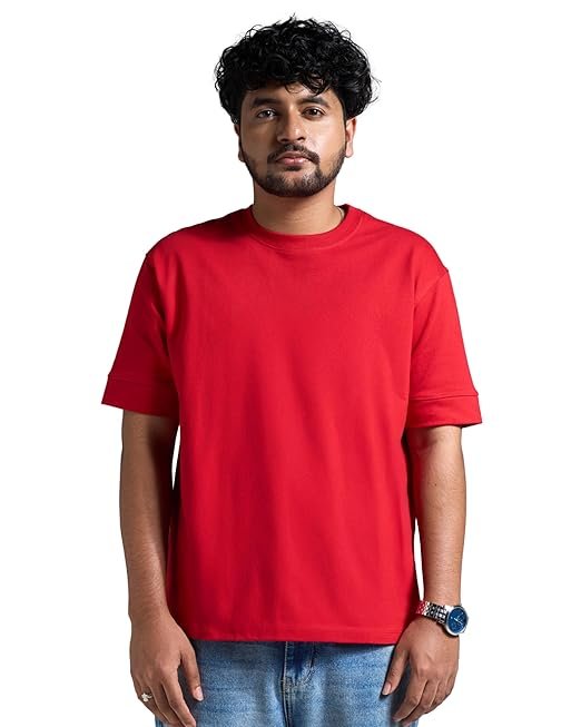 French Terry Cotton Oversized T Shirts