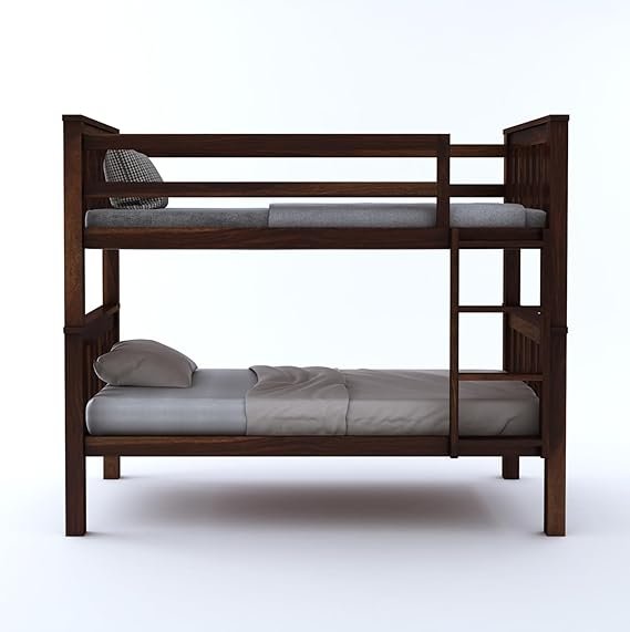 Wooden Kids Bunk Ladder Bed