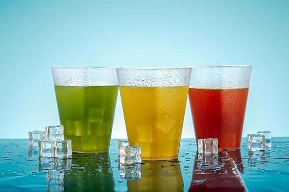 Unbackable Plastic Cuba Glass 300 Ml, For Drinking Juice, Size: 75x75 Mm