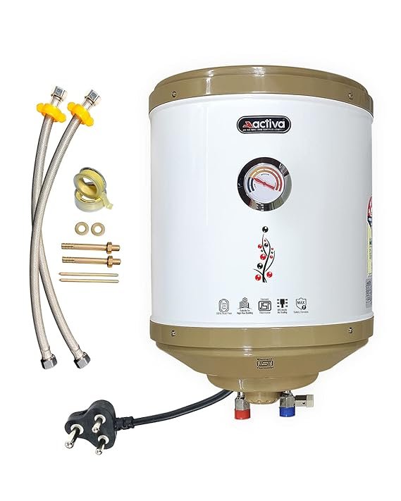 Square Glass Geyser15 Ltr