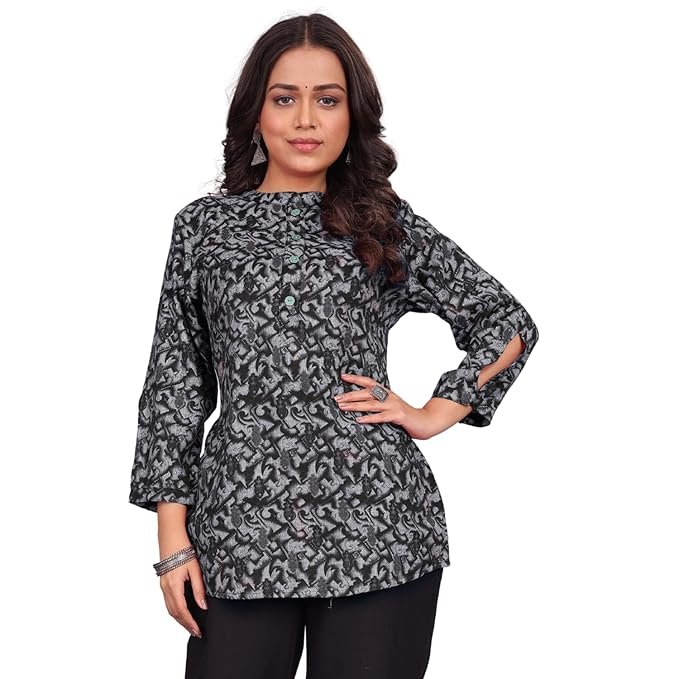 Casual Wear Printed Cotton Kurti For Women's