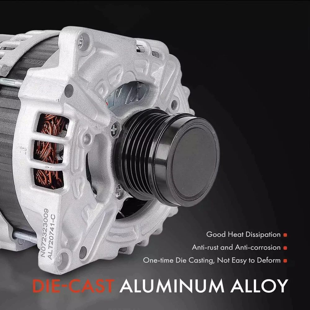 Alternator for Mercedes-Benz CLA250 2014-2019 GLA250 15-20 150A 12V CW 5-Groove For Mercedes-Benz