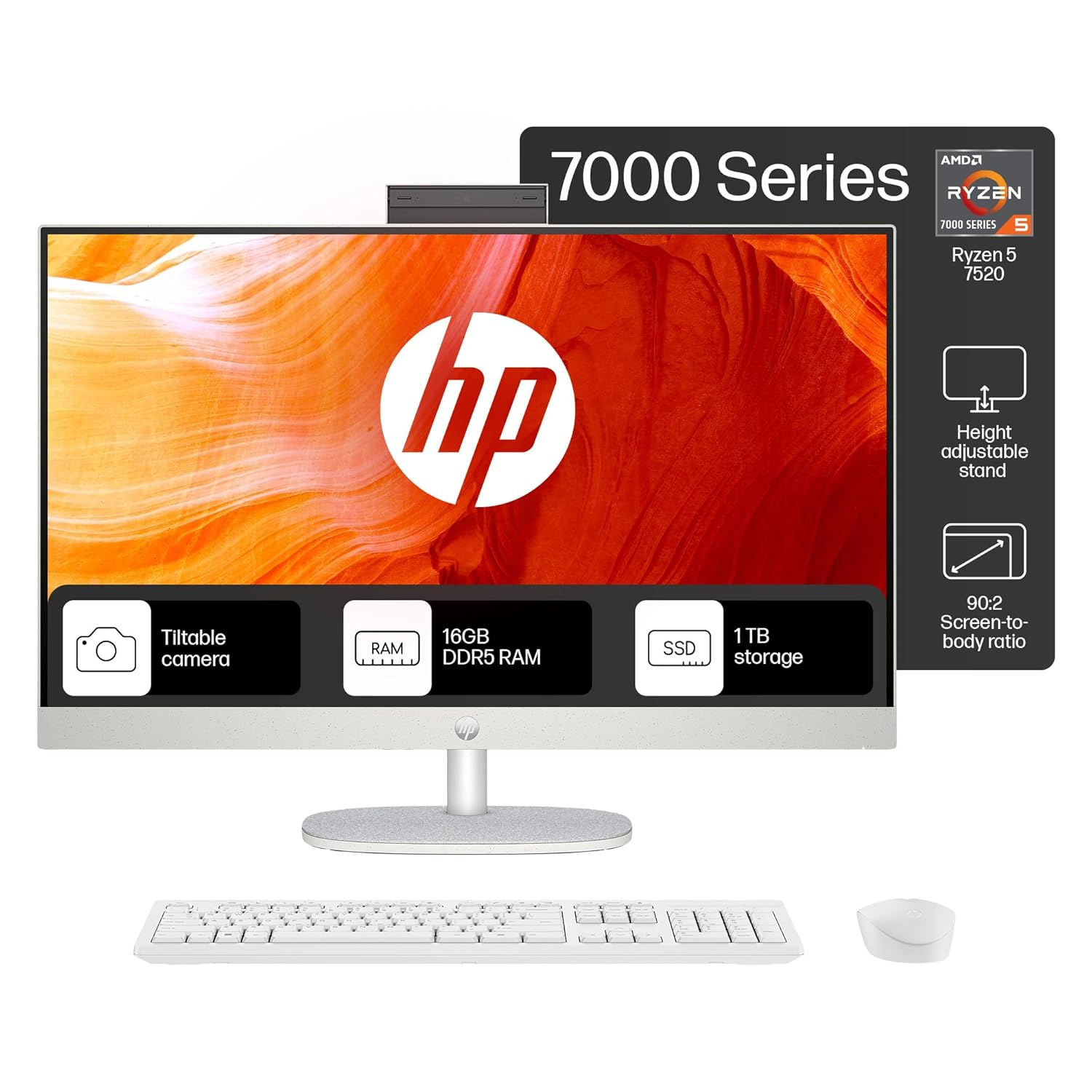 HP 27CR0445IN PC All In One Desktop