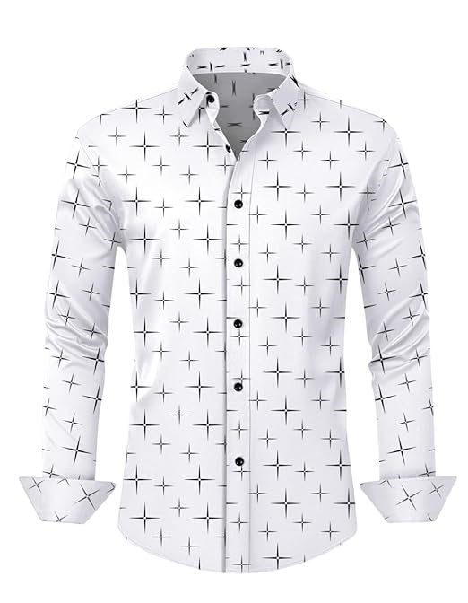 Mens Printed Cotton Shirt
