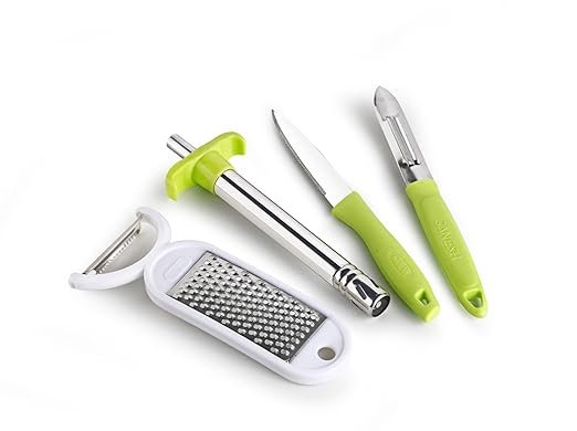Santro Combo Kitchen Lighter With Knife And Peeler