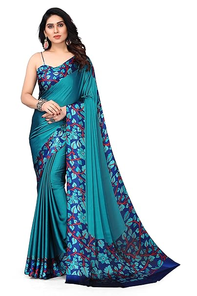 Multicolor Institution Uniform Sarees Daily Wear Printed By Vimla Prints (3255), 6.3 M (With Blouse Piece)