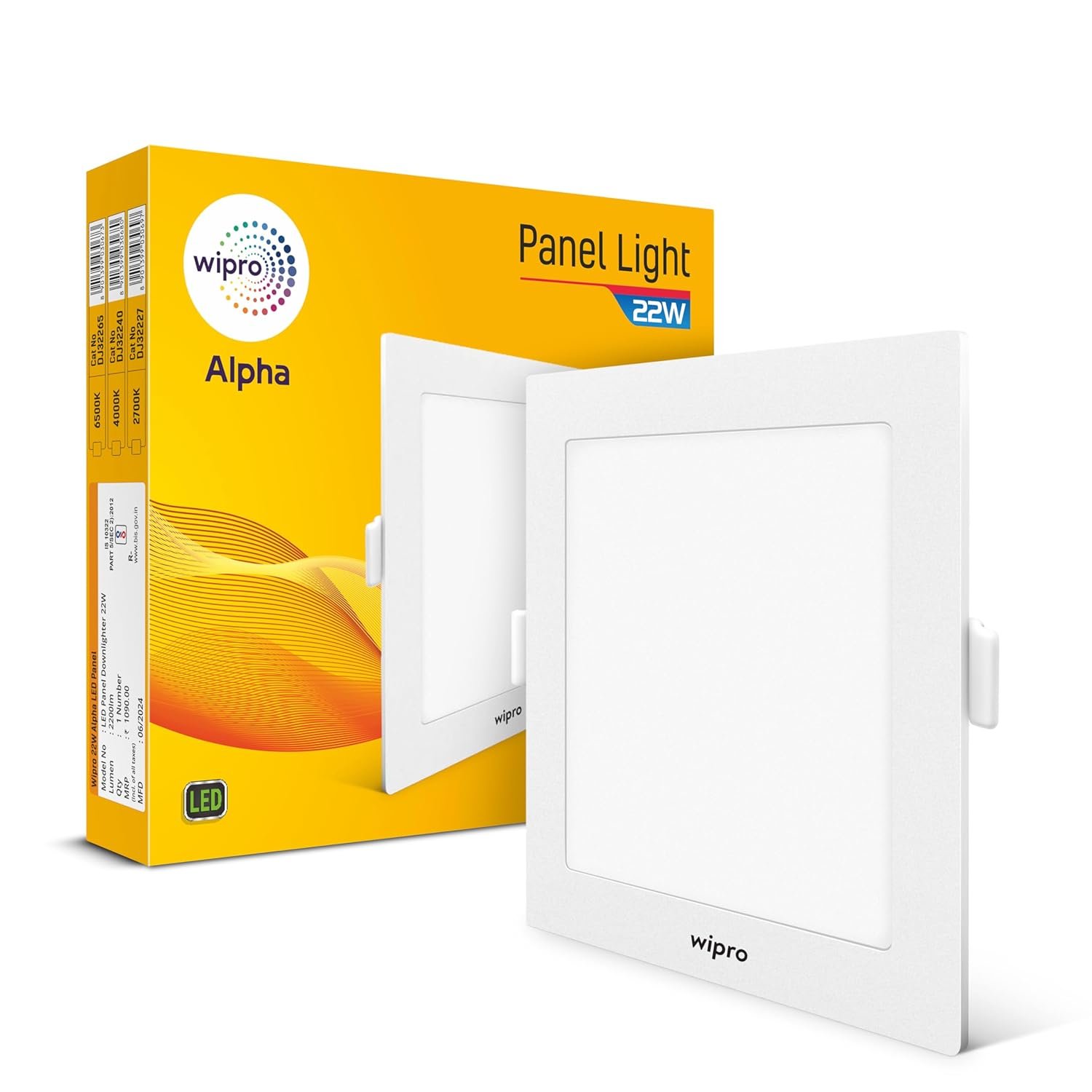 22W Square LED Panel Light