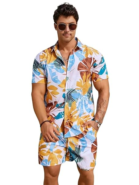 Multi fabric Men Night Suit