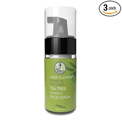 100ml Deep Cleansing Vitamin E Tea Tree Foaming Face Wash