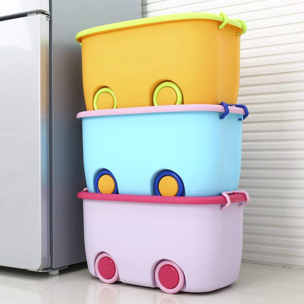 Toy Box With Wheel, For Storage