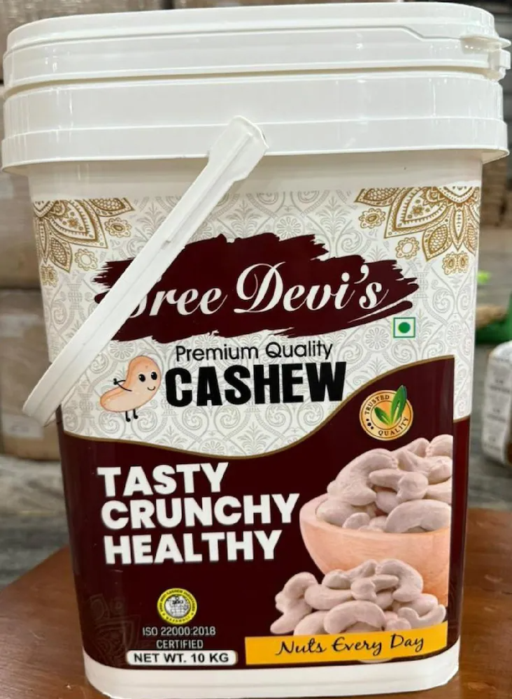 Whole Cashew Nuts W400 Kaju, 10kg