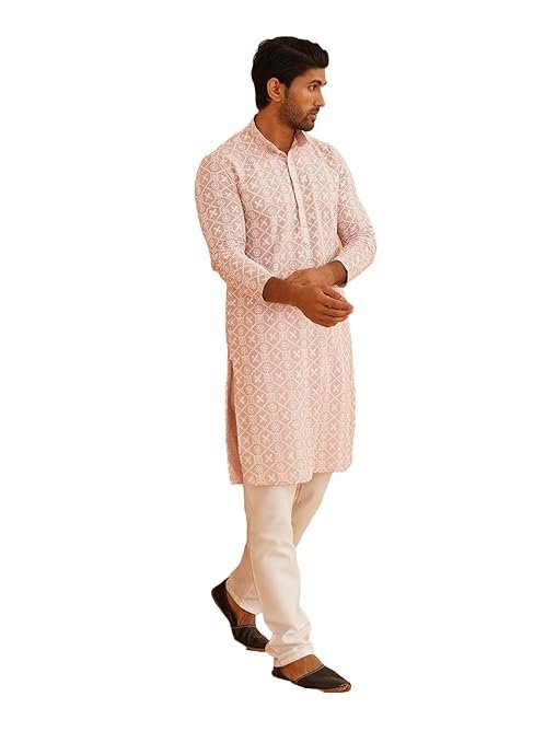 Men Embroidery With Shifli Kurta