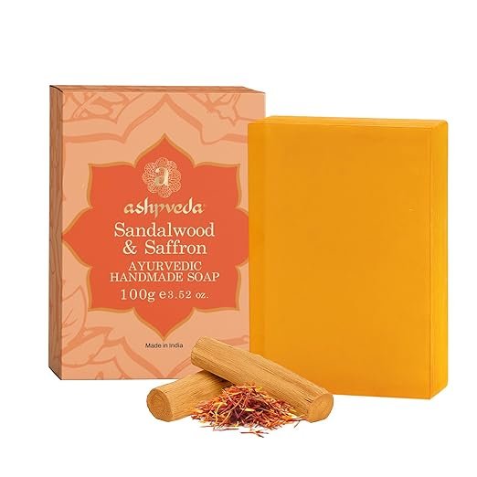 Sandal Wood And Saffron Bath Soap Bar 100g