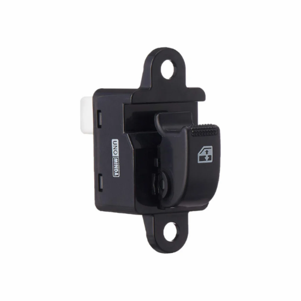 Plastic Uno Minda TD-21182 Power Window Switch - Co Driver - Black Finish