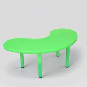 Plastic Kids Half Moon Table