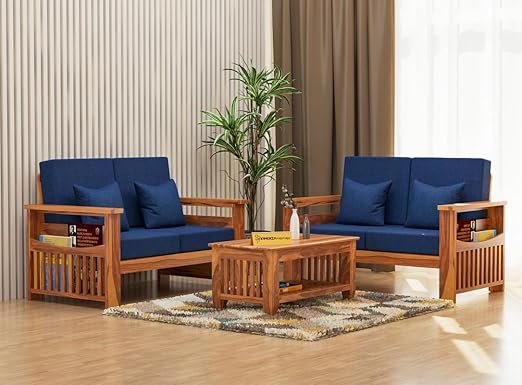 4 Seater Wooden Sofa Set