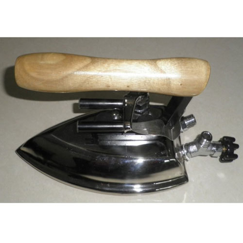 Wooden Handle Steam Iron