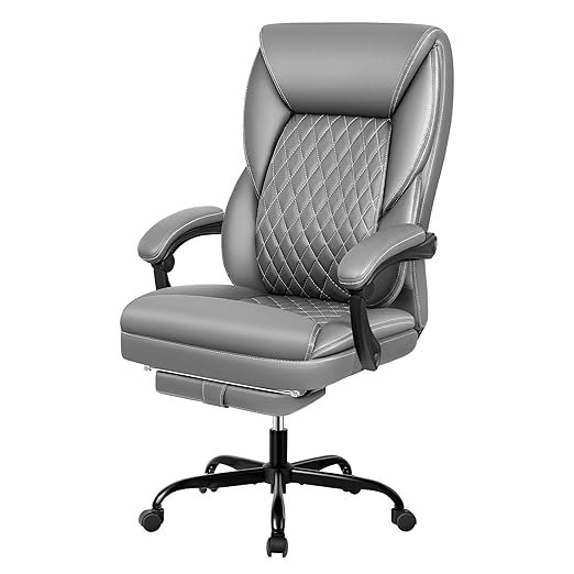 Grey High Back Executive Office Chair