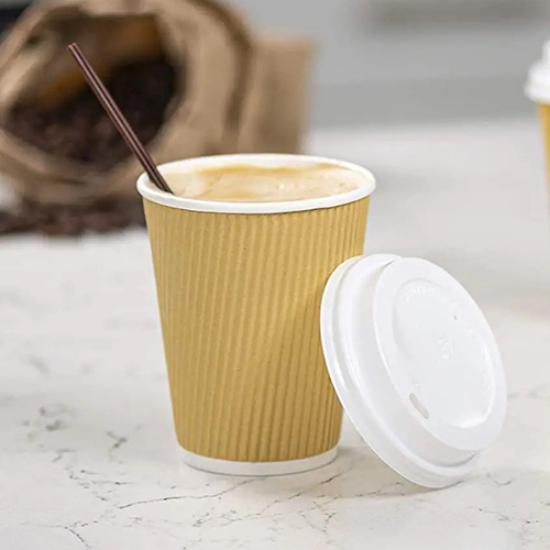 180ml Disposable Paper Lid Coffee Cup