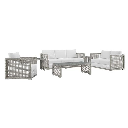 Wicker Outdoor Sofa Set